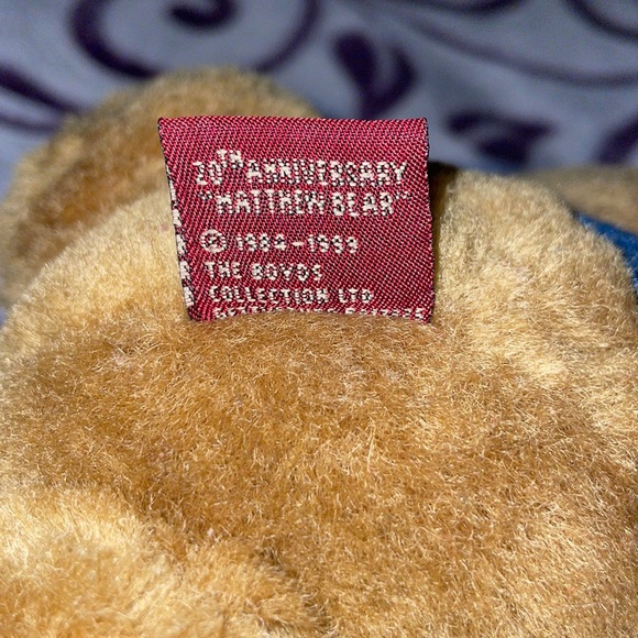 20th Anniversary Boyds Bear 1979-1999 edition - Picture 6 of 6